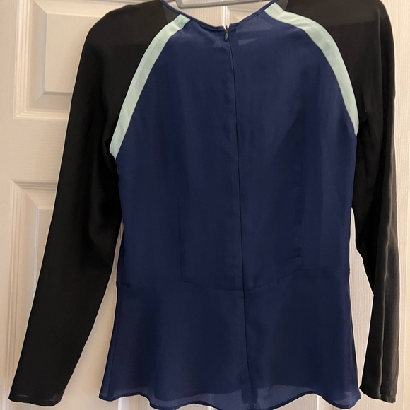 Love & Liberty silk long sleeve blouse - Picture 4 of 5